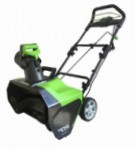 Greenworks GES13, snowblower  Photo, characteristics and Sizes, description and Control