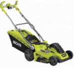 RYOBI RLM 18E40H, lawn mower  Photo, characteristics and Sizes, description and Control