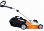 Worx WG711E, lawn mower  Photo, characteristics and Sizes, description and Control