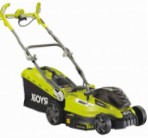 RYOBI OLM 1834 H, lawn mower  Photo, characteristics and Sizes, description and Control