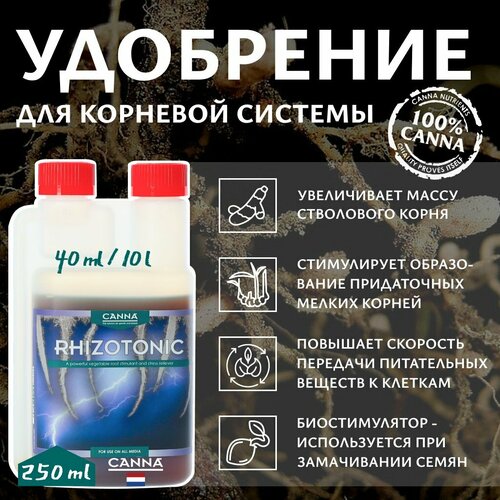 фотография Удобрение для корнеобразования Canna Rhizotonic 0.25 л., купить за 1724 руб онлайн