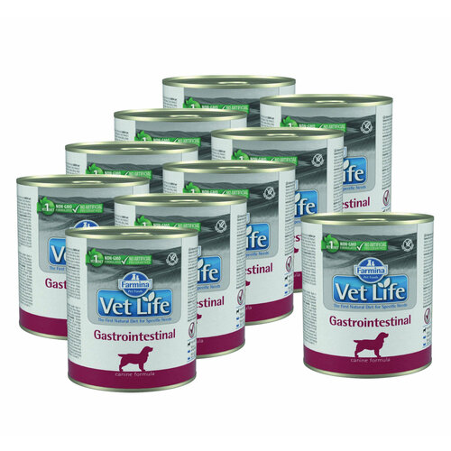 фотография Паштет Vet Life Gastrointestinal / при заболеваниях ЖКТ 300г 10 шт., купить за 4090 руб онлайн