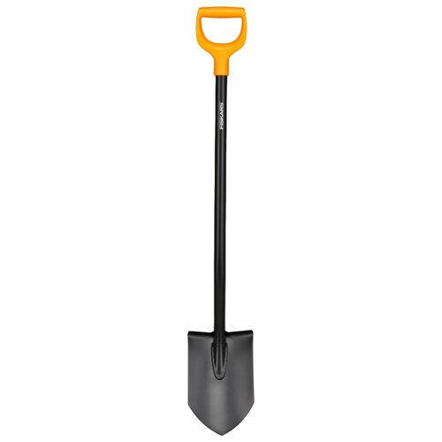 фотография Лопата штыковая FISKARS Solid 1026686 116 см, 116 см, черный, купить за 3090 руб онлайн