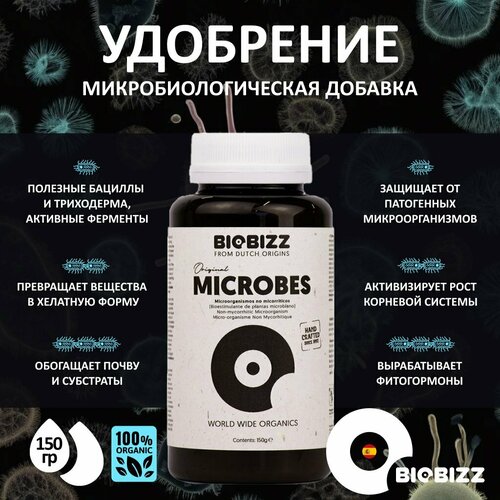 фотография Микробиологический стимулятор BioBizz Microbes 150 г., купить за 7575 руб онлайн