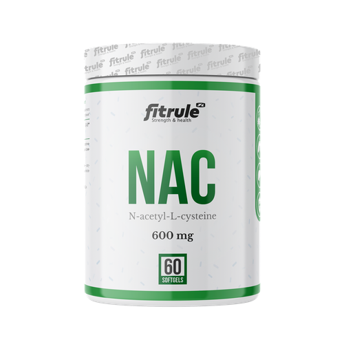 фотография Fitrule NAC 600 mg 60 caps, купить за 990 руб онлайн