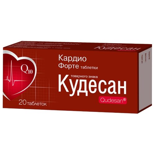 фотография Кудесан кардио форте таб., 80 г, 20 шт., купить за 850 руб онлайн