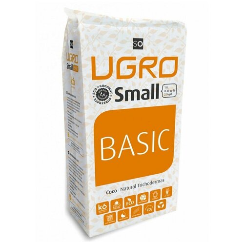 фотография Кокосовый субстрат UGro Basic Small 11л (не требует промывки), купить за 850 руб онлайн