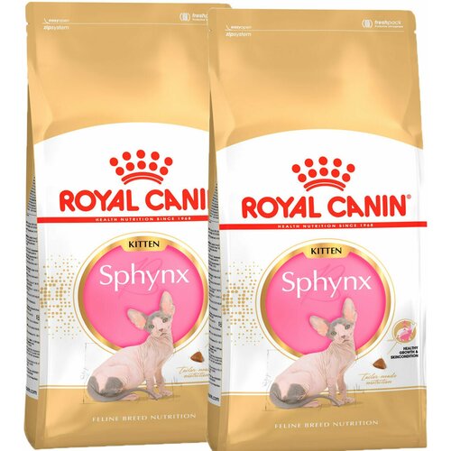 фотография ROYAL CANIN SPHYNX KITTEN для котят сфинксов (2 + 2 кг), купить за 5738 руб онлайн