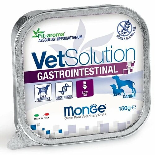 фотография Влажный корм Monge VetSolution Dog Gastrointestinal 150г х 6шт, купить за 1856 руб онлайн