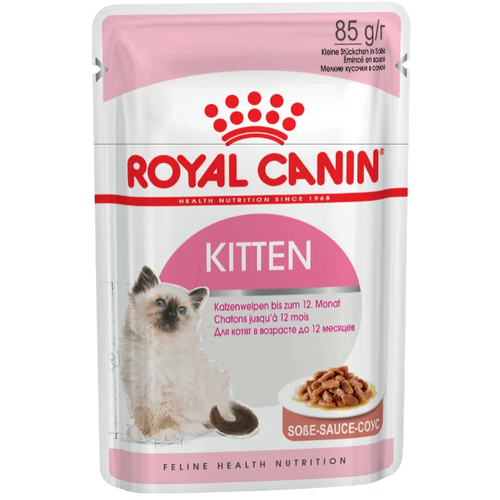 фотография ROYAL CANIN Kitten Пауч д/котят в соусе, 85г, купить за 77 руб онлайн