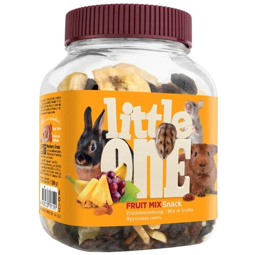 фотография Лакомство для кроликов Little One Snack Fruit mix, 200 г, купить за 445 руб онлайн