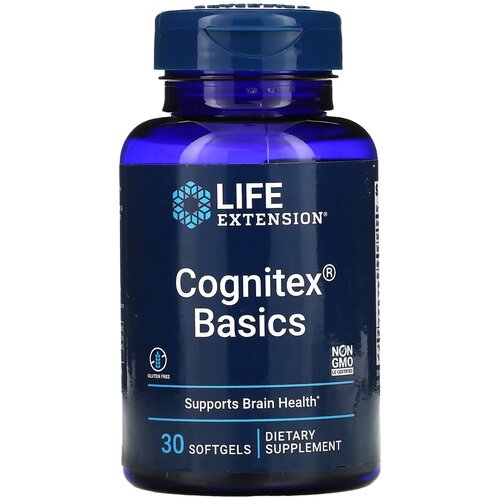 фотография Капсулы Life Extension Cognitex Basics, 100 г, 30 шт., купить за 3449 руб онлайн