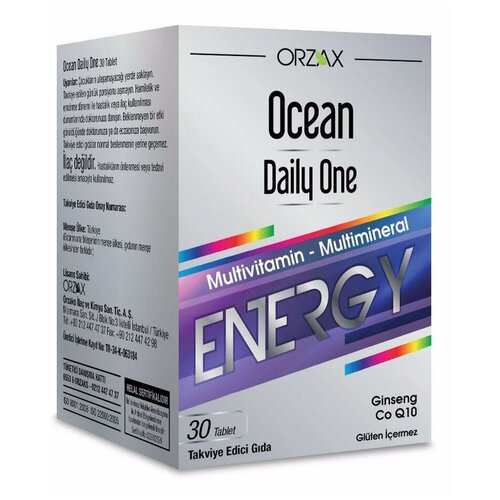 фотография Мультивитамины и минералы (комплекс) OCEAN Daily One Energy, 30 таблеток, купить за 900 руб онлайн