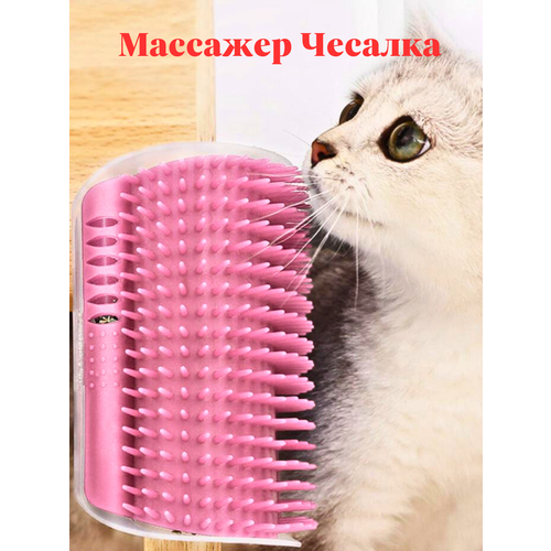 фотография Расческа для кошек с кошачьей мятой чесалка угловая, купить за 199 руб онлайн