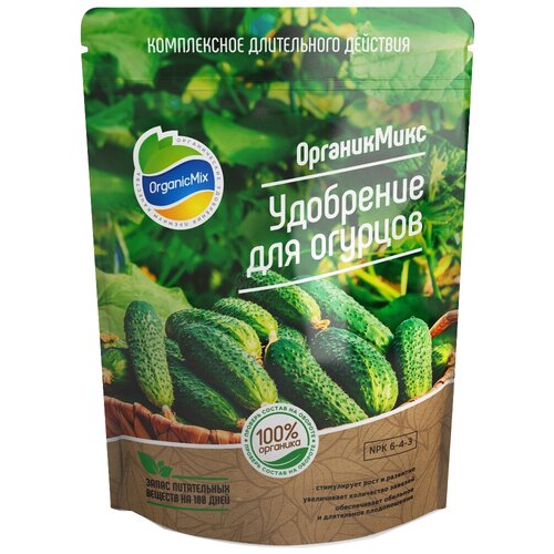 фотография Удобрение Organic Mix для огурцов, 850 г, 1 уп., купить за 782 руб онлайн