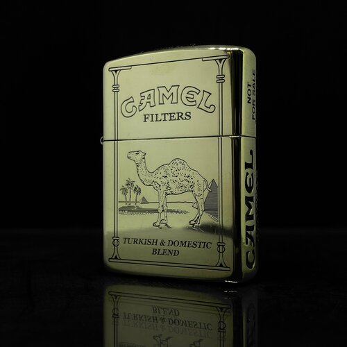 фотография Зажигалка бензиновая Zippo Armor с гравировкой Camel, купить за 8554 руб онлайн