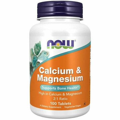 фотография Now foods Calcium & Magnesium 100 таб, купить за 2199 руб онлайн