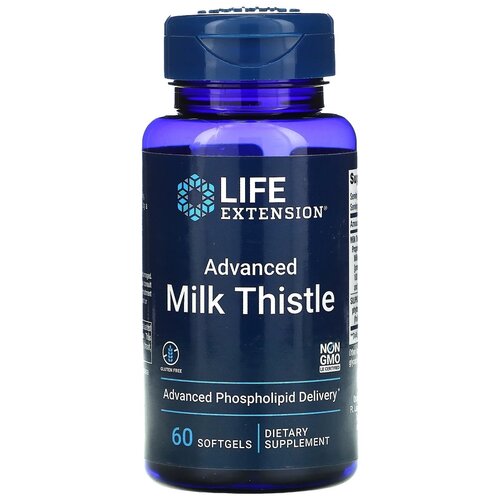 фотография Капсулы Life Extension Advanced Milk Thistle, 110 г, 60 шт., купить за 3790 руб онлайн