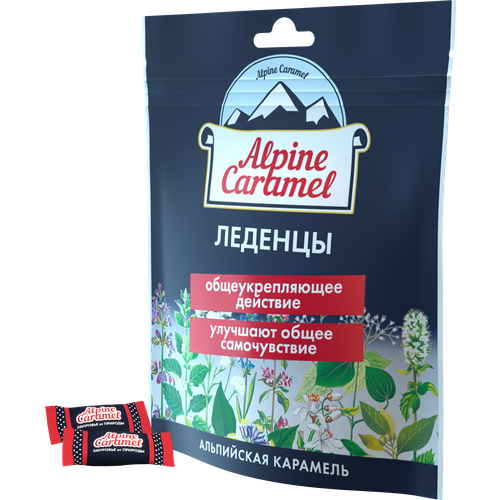 фотография Alpine Caramel Альпийская Карамель леденцы, 75 г, купить за 471 руб онлайн