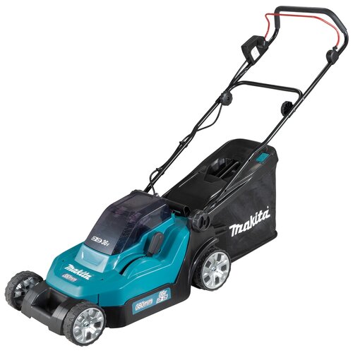 фотография Электрическая газонокосилка Makita DLM382CM2, 900 Вт, 38 см, черный, купить за 76761 руб онлайн