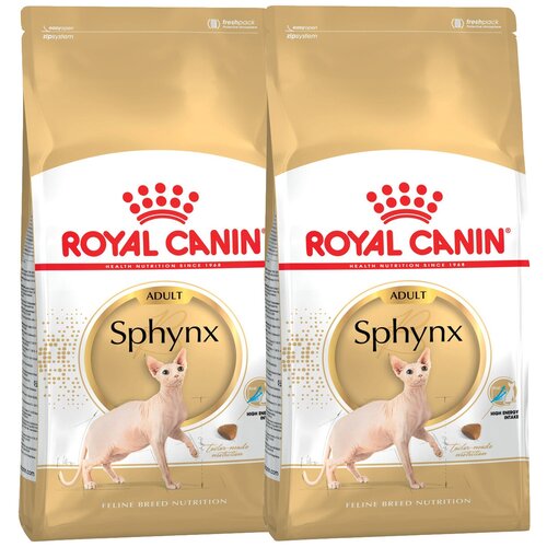 фотография ROYAL CANIN SPHYNX ADULT для взрослых сфинксов (10 + 10 кг), купить за 24210 руб онлайн