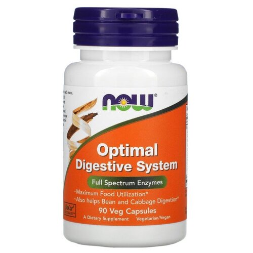 фотография Капсулы NOW Optimal Digestive System, 70 г, 90 шт., купить за 3206 руб онлайн