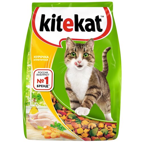 фотография Сухой корм для кошек Kitekat с курицей 800 г, купить за 2820 руб онлайн