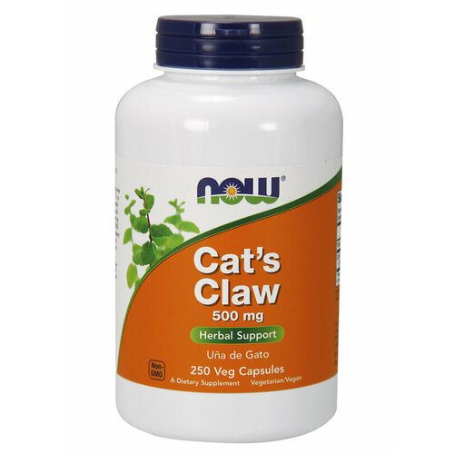 фотография Cat's Claw 500 mg NOW (250 вег кап), купить за 2690 руб онлайн