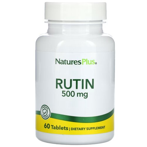 фотография NaturesPlus Rutin (Рутин) 500 мг 60 таблеток (NaturesPlus), купить за 1890 руб онлайн