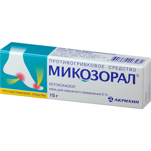 фотография Микозорал мазь, 2%, 15 г, купить за 324 руб онлайн